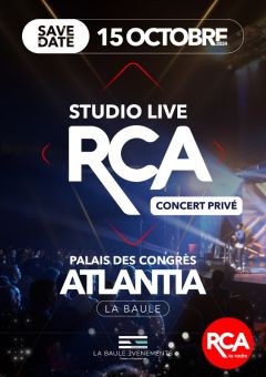 Studio Live RCA au Palais des congrès La Baule